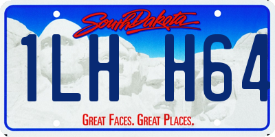 SD license plate 1LHH64