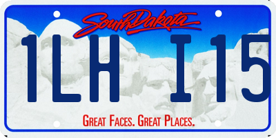 SD license plate 1LHI15