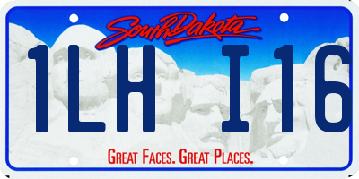 SD license plate 1LHI16