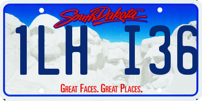 SD license plate 1LHI36