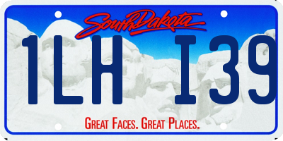 SD license plate 1LHI39
