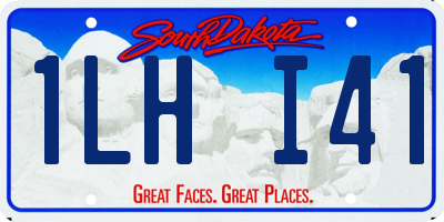 SD license plate 1LHI41