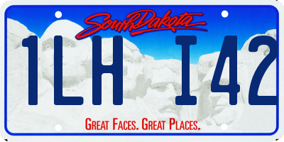 SD license plate 1LHI42
