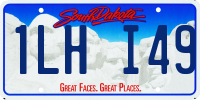 SD license plate 1LHI49