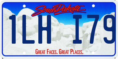 SD license plate 1LHI79
