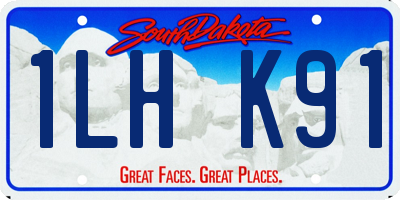 SD license plate 1LHK91