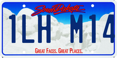 SD license plate 1LHM14