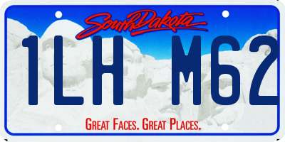 SD license plate 1LHM62