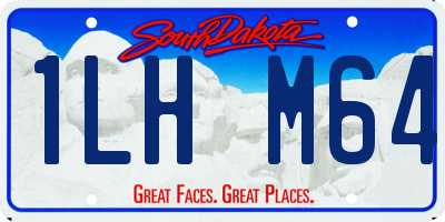 SD license plate 1LHM64
