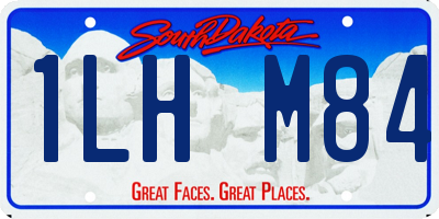 SD license plate 1LHM84