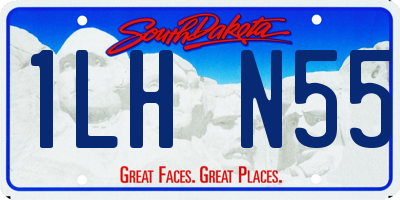 SD license plate 1LHN55