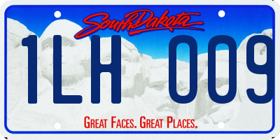 SD license plate 1LHO09