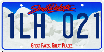 SD license plate 1LHO21