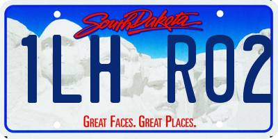 SD license plate 1LHR02