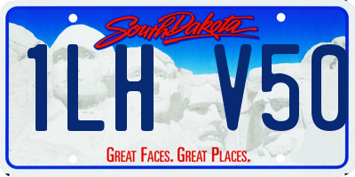 SD license plate 1LHV50