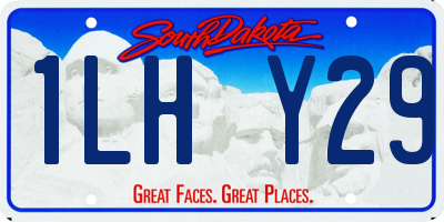 SD license plate 1LHY29