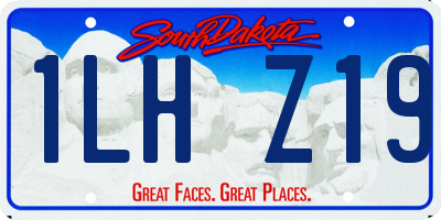 SD license plate 1LHZ19