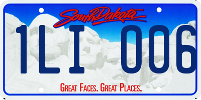 SD license plate 1LIO06