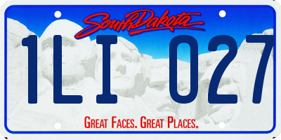 SD license plate 1LIO27