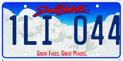 SD license plate 1LIO44