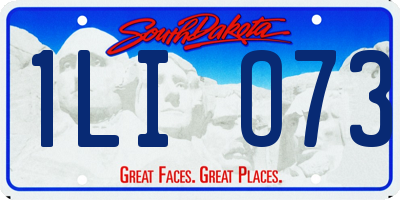 SD license plate 1LIO73