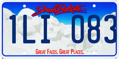 SD license plate 1LIO83