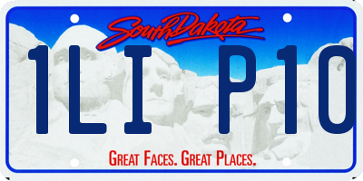 SD license plate 1LIP10