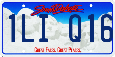 SD license plate 1LIQ16