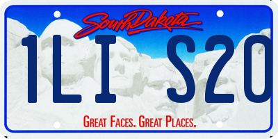 SD license plate 1LIS20