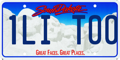 SD license plate 1LIT00