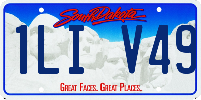 SD license plate 1LIV49