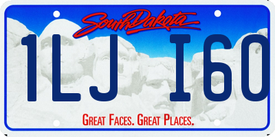 SD license plate 1LJI60