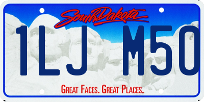 SD license plate 1LJM50
