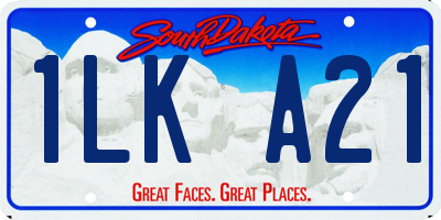 SD license plate 1LKA21