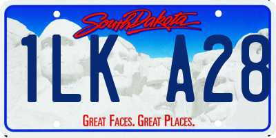 SD license plate 1LKA28
