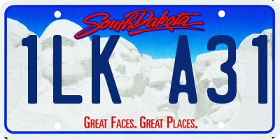 SD license plate 1LKA31