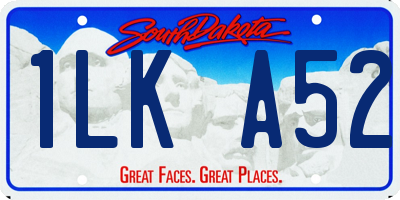 SD license plate 1LKA52