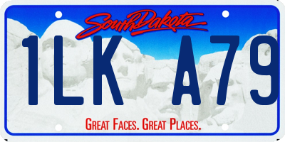 SD license plate 1LKA79