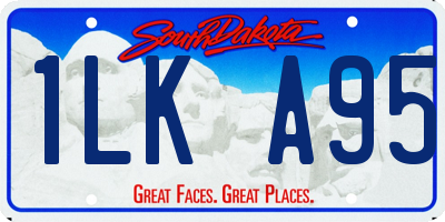 SD license plate 1LKA95