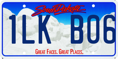 SD license plate 1LKB06