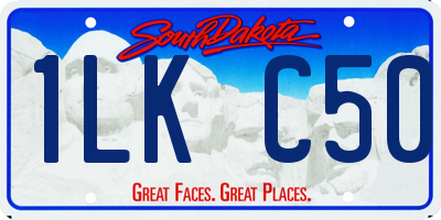 SD license plate 1LKC50