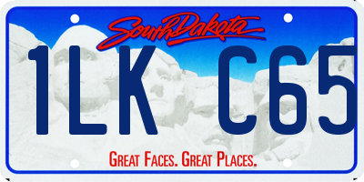 SD license plate 1LKC65