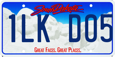 SD license plate 1LKD05