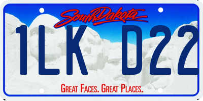 SD license plate 1LKD22