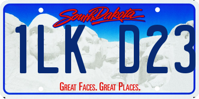 SD license plate 1LKD23