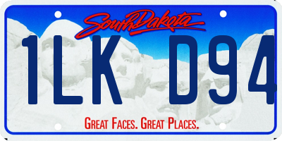 SD license plate 1LKD94