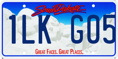 SD license plate 1LKG05