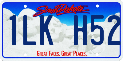 SD license plate 1LKH52
