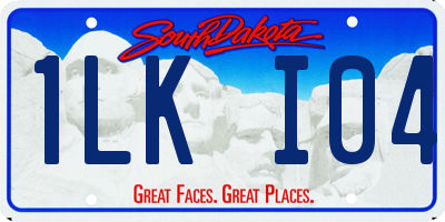 SD license plate 1LKI04