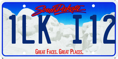 SD license plate 1LKI12